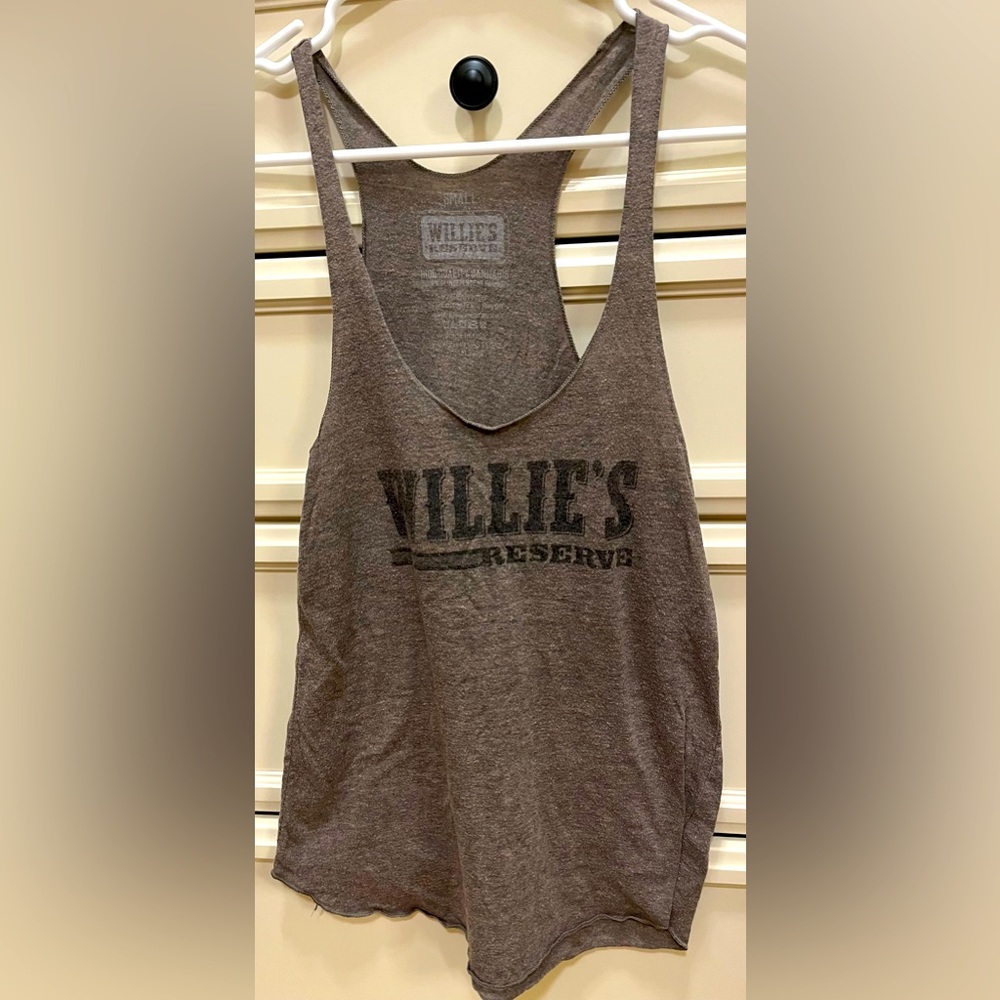 Willie Nelson Concert Tank, Women’s Small, “Willie’s Reserve”, Cannabis Theme